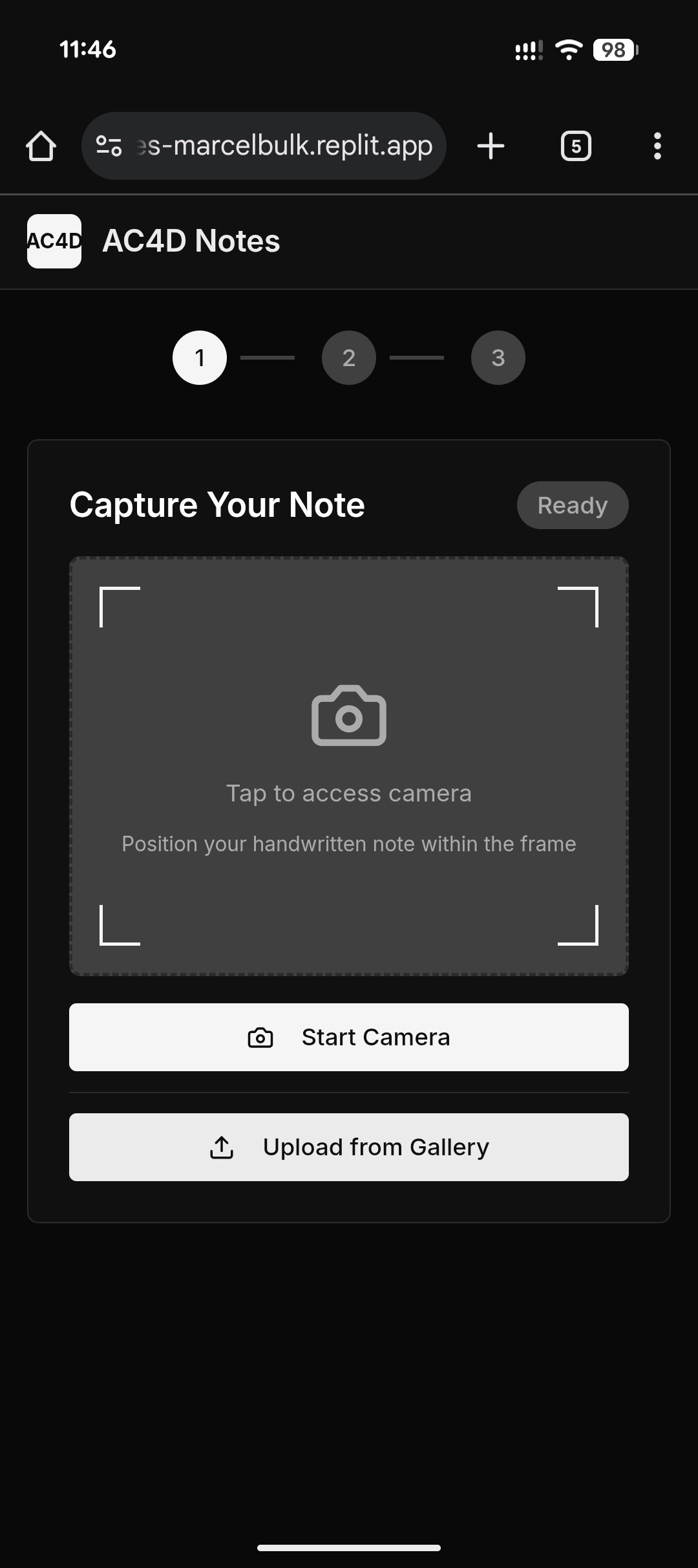Camera Interface